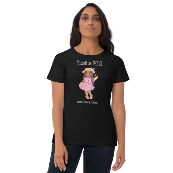 JAK Going To Law School Women's Black Tee