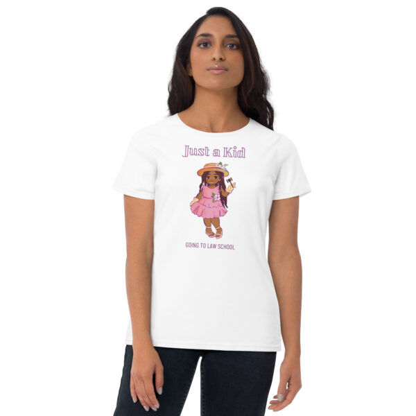 JAK Going To Law School Women's Bright Tee - Image 2